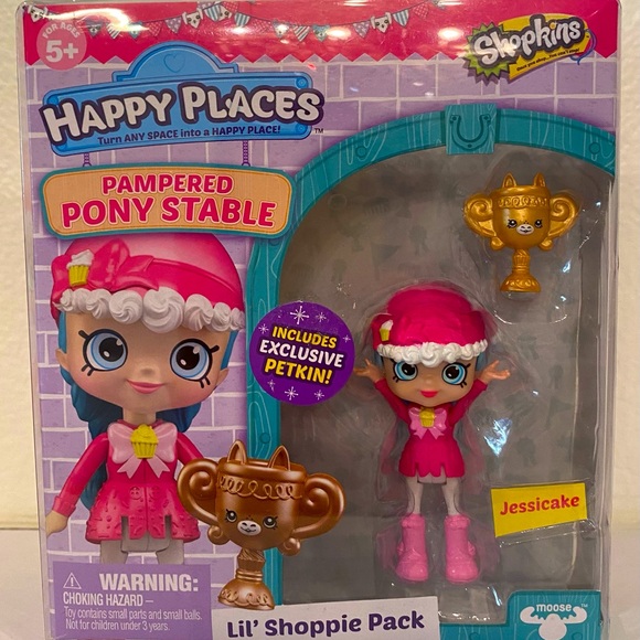 Toys Shopkins Happy Places Jessicake Pampared Pony Stable Poshmark